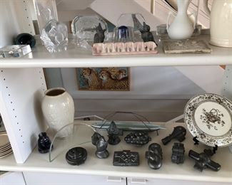 Pewter antique chocolate molds