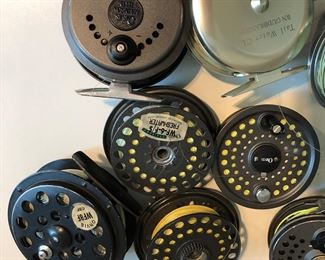 A selection of good fly fishing reels