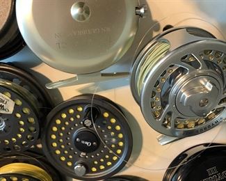 A selection of good fly fishing reels