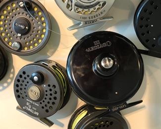 A selection of good fly fishing reels