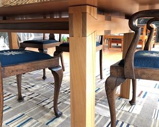 Detail of dining room table