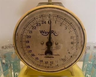 Vintage Way-Rite Metal Scale
