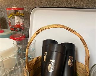 MCM Black Owl Tumblers