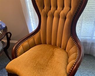 Beautiful Victorian Parlor Chairs
( We have a pair of these)
