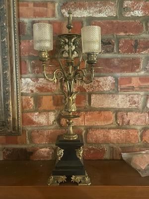 mantle candle holders