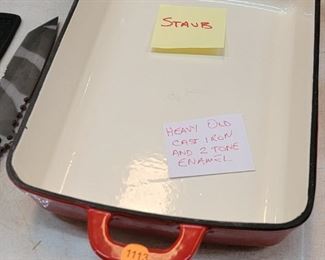 CAST IRON BAKING PAN