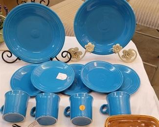 11 PIECE FIESTA DISHES