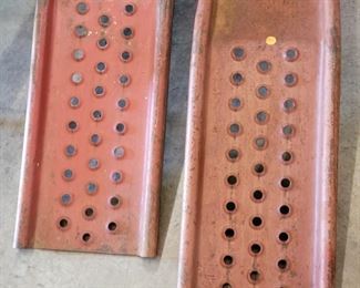 TWO METAL RAMPS