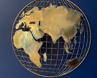 Curtis Jere “The Hemisphere” Metal Wall Art/Sculpture 