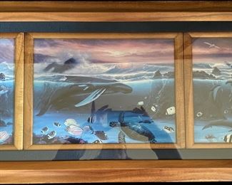“Ocean Trilogy” Lithograph Artist: Wyland