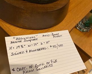 “Beginnings” Aryist:Randy Puckett