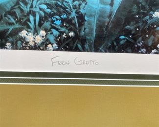 Another View of “ Fern Grotto” Artist: Anthony Casay Showing Signature
