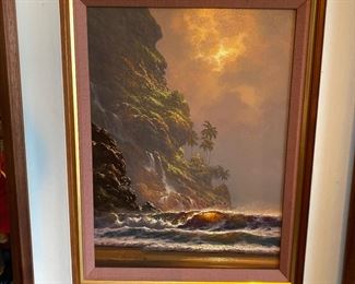 “Afternoon Mist” Artist: Roy Gonzalez Tabora Giclee On Canvas AP 36/200 (Artist’s Proof) 
(Certificate Of Authenticity From Kahn Galleries Included)