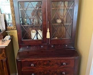 Antique Mahogany Secretary Desk 