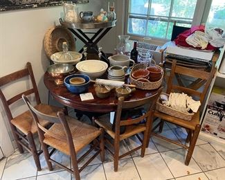 Kitchen Table & Crocs