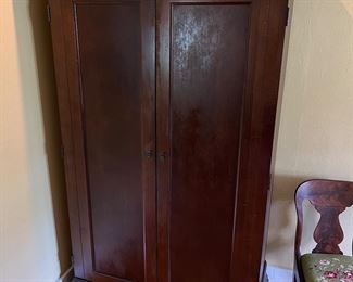 Louis Philippe cherry entertainment Armoire