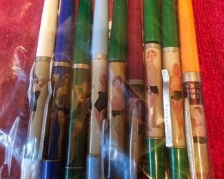 Vtg. Floating Girly Pens