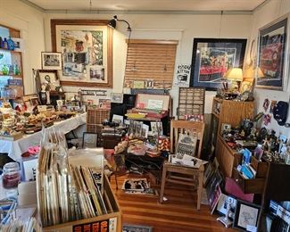 Americana left. Religion on right. 