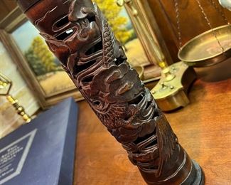 Chinese bamboo joss stick burner  SOLD