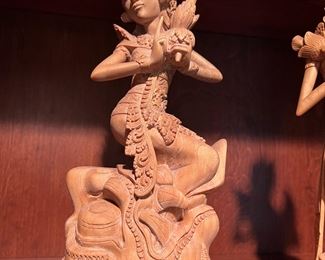 Bali-Sri Ratih, Moon Goddess-crocodile wood