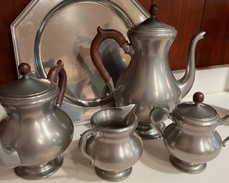 Dutch pewter service-1965