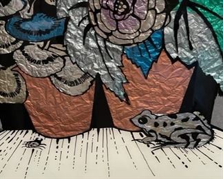 Close Up of Mixed Media