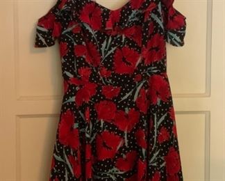 Red Floral Dress