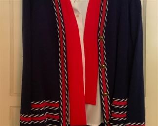 Vintage Cardigan, Skirt & Blouse