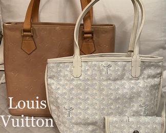 Louis Vuitton & Goyard Purses