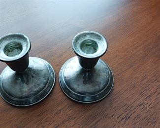Sterling candlesticks