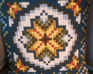 Needlework pillow