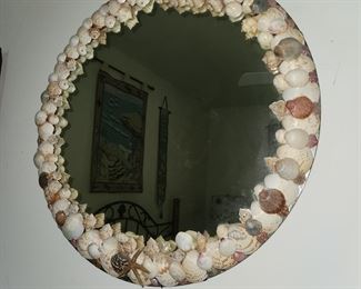 sea shell mirror