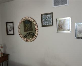 sea shell mirror