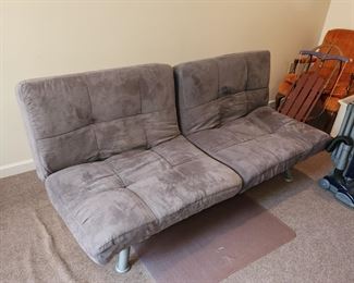 sofa that coverts to bed/futon. Back and end fold up/down