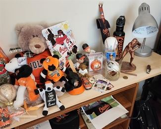Orioles and Colts memorabilia