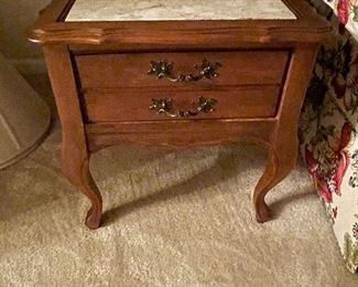 Pair of  Queen Anne Style End Tables