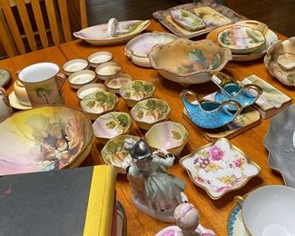 Quite a Number of Beautiful Antique Morimura Hand Painted Nippon Pieces 