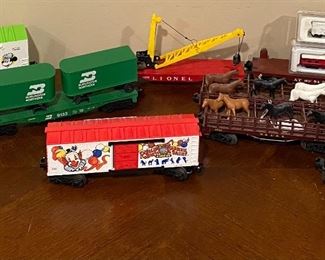 Some Lionel Trains (More to Come!) Mickey Mouse / Bambi • Burlington Northern • Ringling Brothers Bros. Barnum & Bailey Circus • Kansas City Southern • Rock Island • AT SF 94283