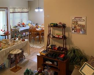 Many more Lionel Trains, Full House! Kitchen & Living Room are Jamb-Packed!