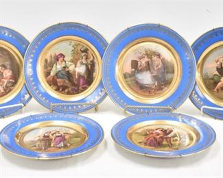 (6) ROYAL VIENNA STYLE PLATES 