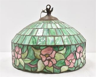 LEADED GLASS LAMP 