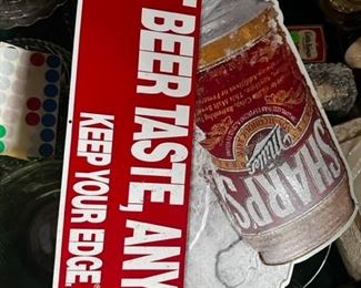 METAL SIGN SHARPS MILLER