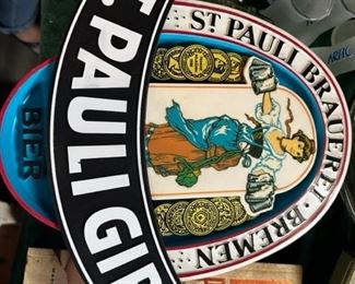 METAL SIGN ST. PAUL GIRL