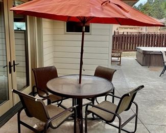 Patio Table and 4 Chairs #2