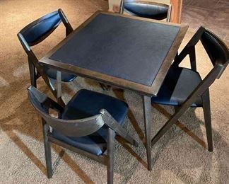 Mid Century Modern Folding Table Chairs
