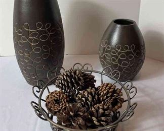 Vases Metal Basket