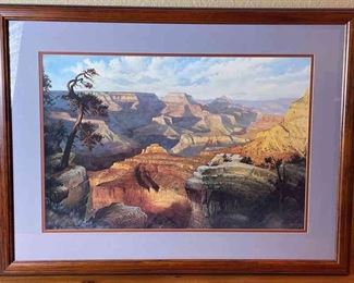 Fred Lucas Framed Grand Canyon Print