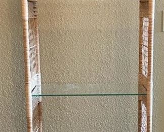 Wicker 5 Shelf Etagere
