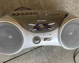Sharp Portable Radio Cassette CD Stereo