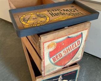 Old Fruit Crates SD School Of Mines Tray